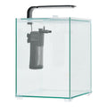 Quality Assurance VEVOR Fish Tank Aquarium 5 Gallon Square Ultra-Clear Glass Starter Smart Tank Adjustable 3 Color Lighting Self Cleaning System Fishbowl for Freshwater and Saltwater Fish Home Office or Pet Use excellent material