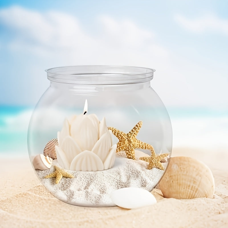 4pcs Round Fish Tanks | Suitable for Parties, Decorations, and Party Decorations, Made of ABS Material