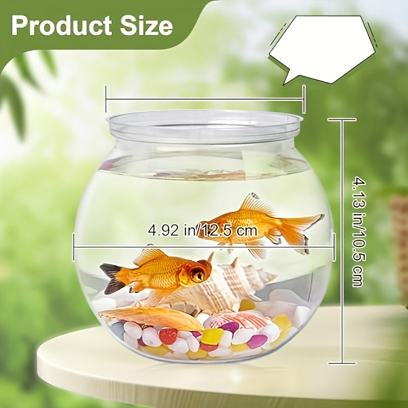 4pcs Round Fish Tanks | Suitable for Parties, Decorations, and Party Decorations, Made of ABS Material